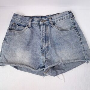 J Galt Denim Shorts Womens Large Wash Blue Casual Summer